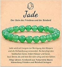 POWWA Stressabbau-Angst-Yoga-Armband, naturliches Kristallstein-Heilungsarmband, bringt Glucksbri…