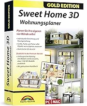Sweet Home 3D Wohnungsplaner – mit zusätzlichen 1.100 3D Modelle und gedrucktem Handbuch, ideal …
