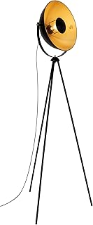 BRILONER – Stehlampe Retro mit Fußtaster, schwenkbar, E27 Fassung max. 60 Watt, Deko Wohnzimmer,…