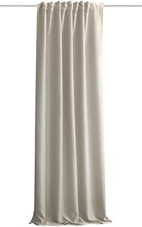 HOMEbasics | Akustikvorhang Uni | ACUSTICO | Lärm-, Hitze-, Kälte- und Zugluft-Schutz + abdunke…