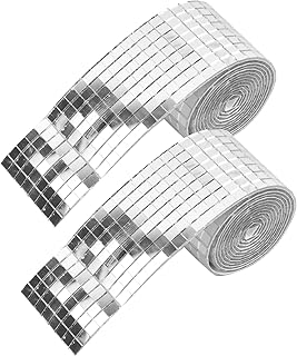 3200 StüCk Mosaikfliesen, 5 * 5mm Mosaikfliesen Selbstklebend, Spiegel Deko, Selbstklebende Mini…