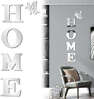 3D-Wandaufkleber, Spiegel Wandaufkleber,Home Spiegel Wandaufkleber Acryl Spiegel Wanddeko Aufkleb…