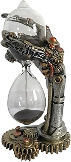 Nemesis Now Steampunk Time Skeletal Sanduhr, silberfarben, 16 cm