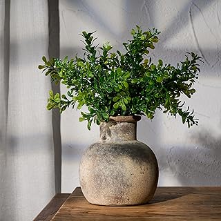 PORCER 15,2 cm Antike Keramikvase, Terrakotta, Boho-Dekor, Bauernhaus, Rustikale Dekoration für …