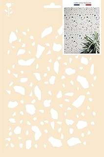 GRAINE CREATIVE Terrazzo-Muster Schablone – A4