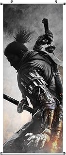 CosplayStudio Großes Sekiro: Shadows Die Twice Rollbild | Kakemono aus Stoff | Poster 100x40cm |…