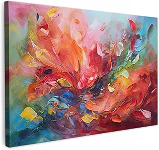 MuchoWow© Wandbilder Groß 120×80 cm XXL Schlafzimmer Home Deko Wohnung Bild Wohnzimmer Fotolein…