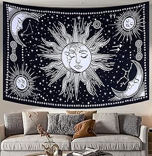 THE ART BOX Wandbild, Deko, für Schlafzimmer, Aesthetic, Wandteppich, Boheme, Raumdekoration, Wo…