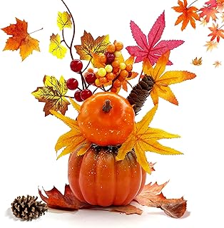 HeDaKang Herbstdeko Kürbis Deko Tischdeko – Herbst Oktoberfest Halloween Aesthetic Deko Wohnzimm…