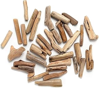 Zoylink 30 STÜCKE Treibholz Stück DIY Handwerk Holz Basteln Kreative Aquarium Dekor Ornamente N…