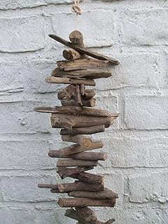 deko-impression Bezaubernd schöne, mediterrane Girlande, Treibholz, braun, maritim