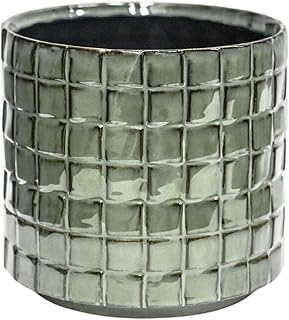 Ivyline Pflanzgefäß, Keramik, Salbei, 15 x 16 cm