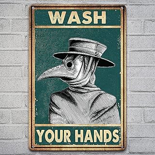 Blechschild-Wash Your Hands Schilder funny Schild Retro Poster Blechschild Schilder Freundschaft …