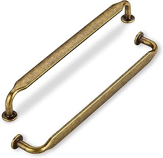 SYZOW 6 Stück Möbelgriffe Antik Messing 160mm Lochabstand,Vintage Schrankgriffe Küchengriffe S…