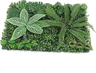 Pflanzenwand, 12 Stück 60 x 40 CM Modular Wall Flora Paneel, Blumenwand Urban Jungle für Wandbe…