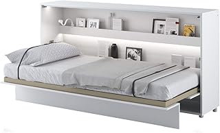 Schrankbett Bed Concept, Wandklappbett mit Lattenrost, V-Bett, Wandbett Bettschrank Schrank mit i…