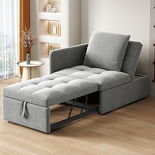 Schlafsofa Klein, Einzel-Sofa, Bett, Stuhl, 3-in-1-Sessel, Klappsofa & Schlafhocker mit Bettfunkt…