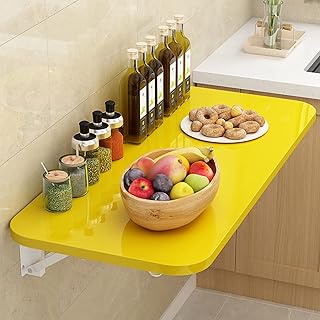 Klapptisch zur Wandmontage, platzsparender Drop-Leaf-Schreibtisch, wandelbarer Wäsche- und Essti…