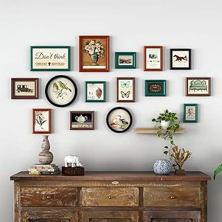 Bilderrahmen-Collage-Rahmen-Set, Wandgalerie-Collage-Rahmen mit hängender Vorlage, Fotowanddekor…