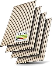 Juskys Wandpaneele Akustik 4er Set 2,88 qm – 120×60 cm, Akustikpaneele – Reduziert Hall & Lärm -…