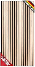 Floordirekt 3D Akustikpaneele 118 x 60 cm, Wandpaneele mit Echtholzfurnier für eine angenehme Ra…