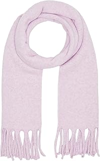 Gestrickter Schal mit Fransen