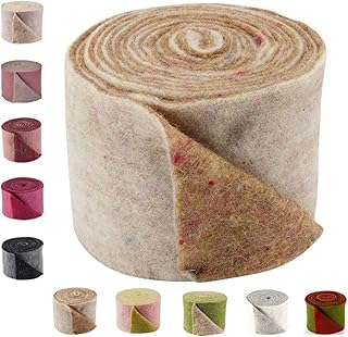 Hochwertiger & Widerstandsfähiger Filz – Zweifarbig – Breite 15cm / Länge 5m – Topfband/Baste…