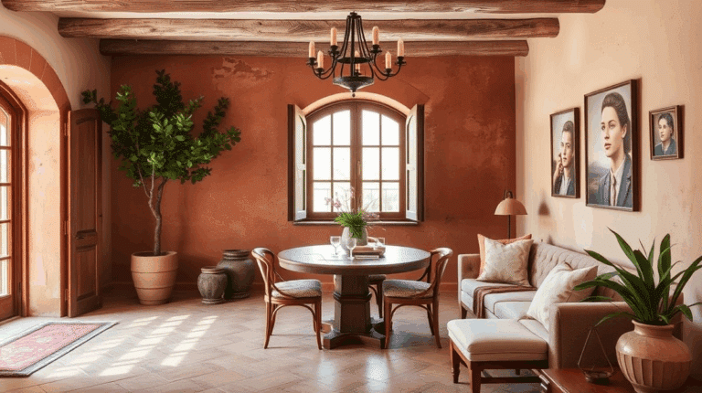 Mediterraner Erdton als Einrichtungshighlight