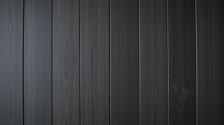 Edles Holz in tiefem Schwarz